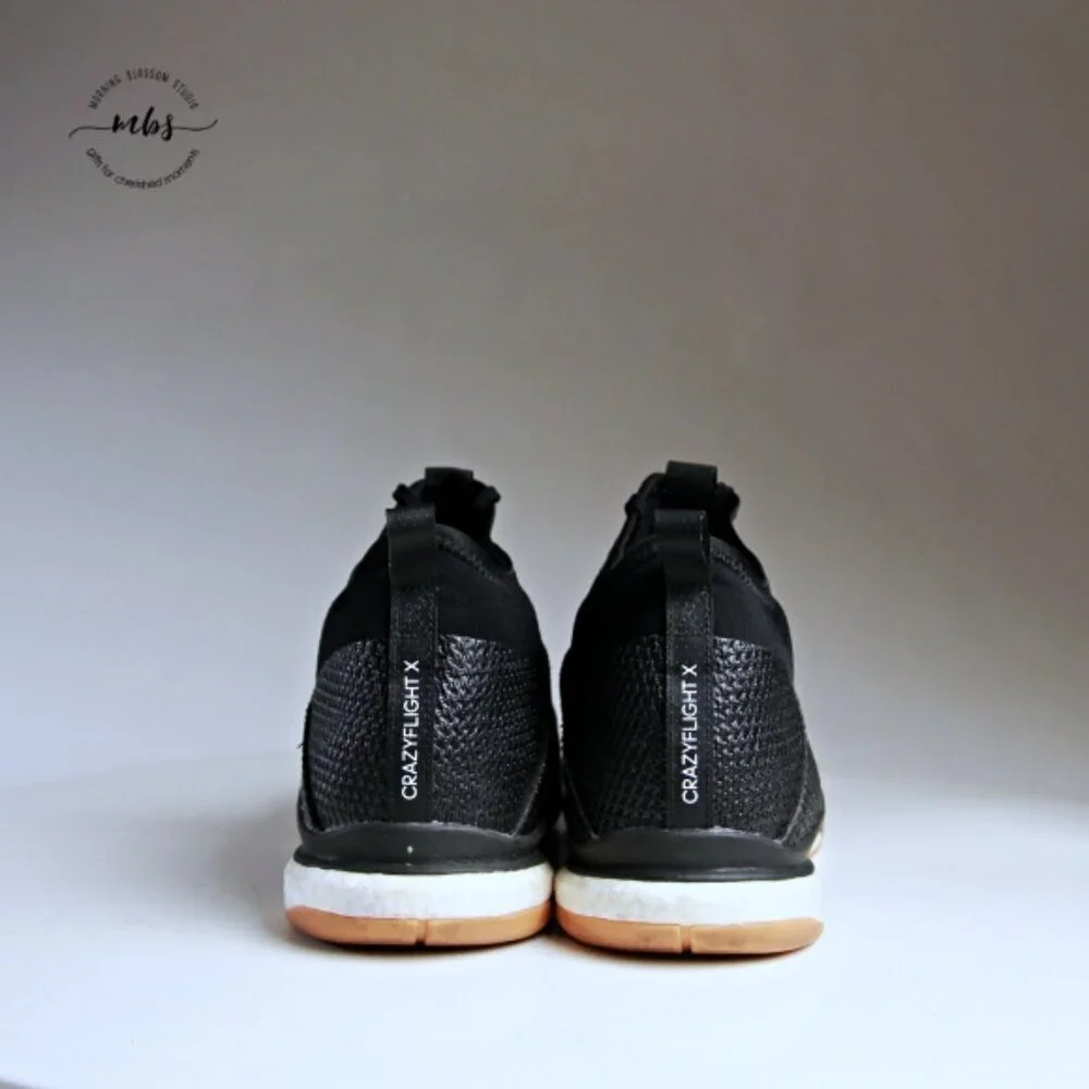 Adidas Crazyflight‎ X 3 Mid Mid Volleyball Sneakers Black Men 15